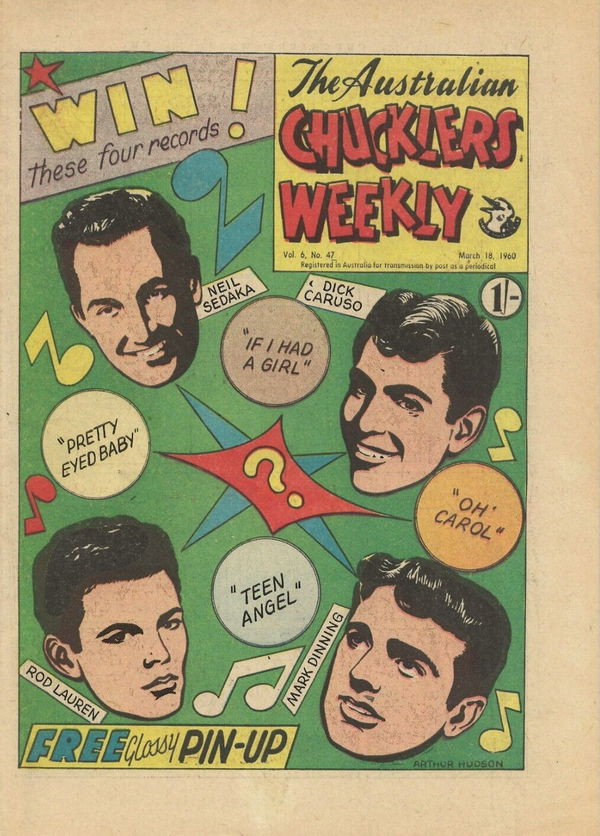 The Australian Chucklers Weekly (Chucklers, 1959 series) v6#47 (18 March 1960)