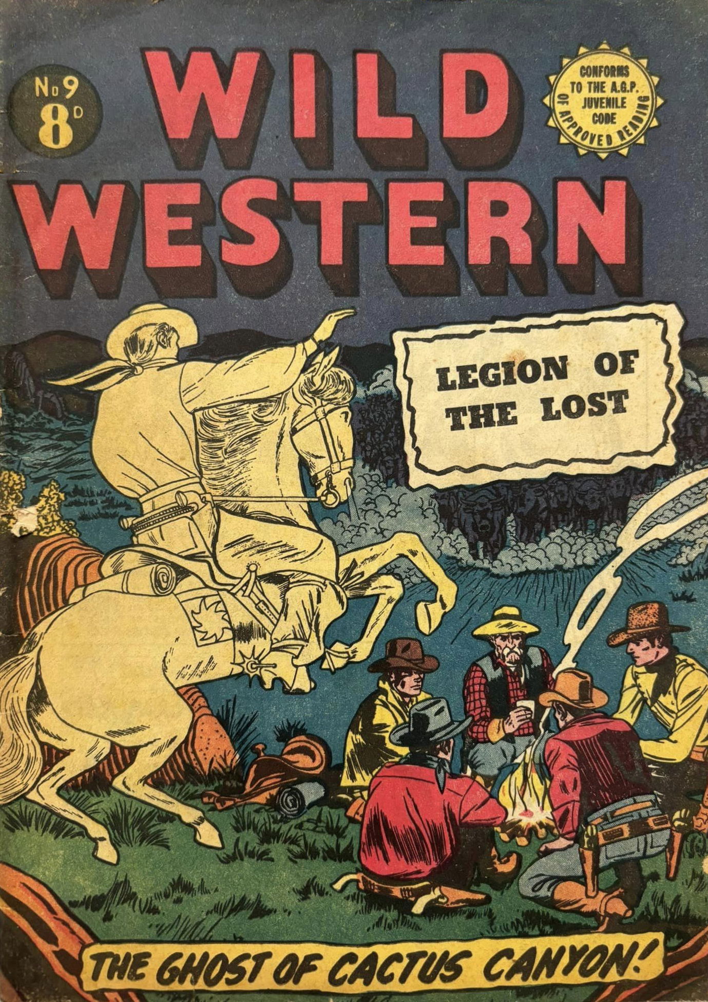 Wild Western (Transport, 1956? series) #9 ([July 1954?])