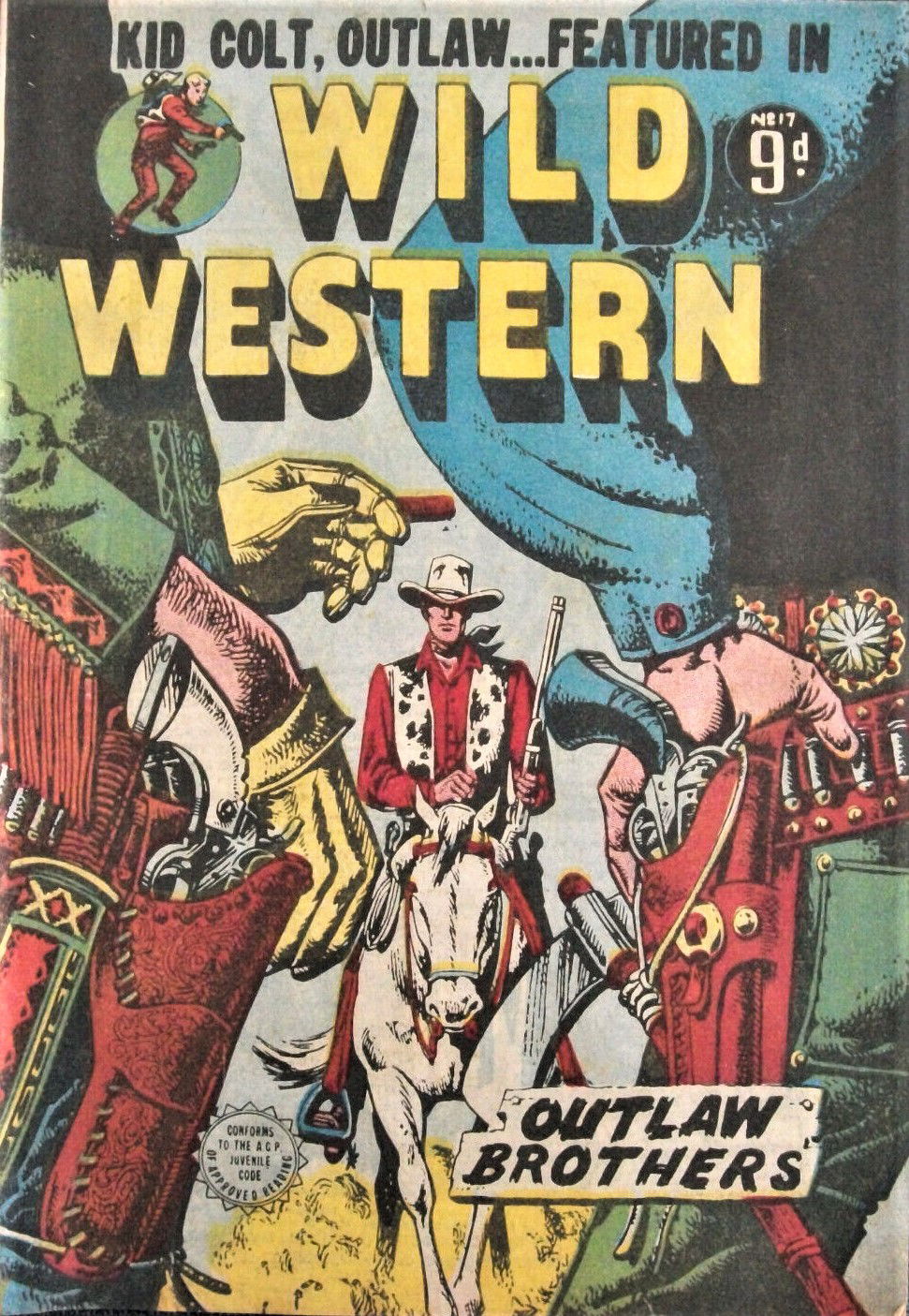Wild Western (Horwitz, 1955? series) #17 (March 1950)