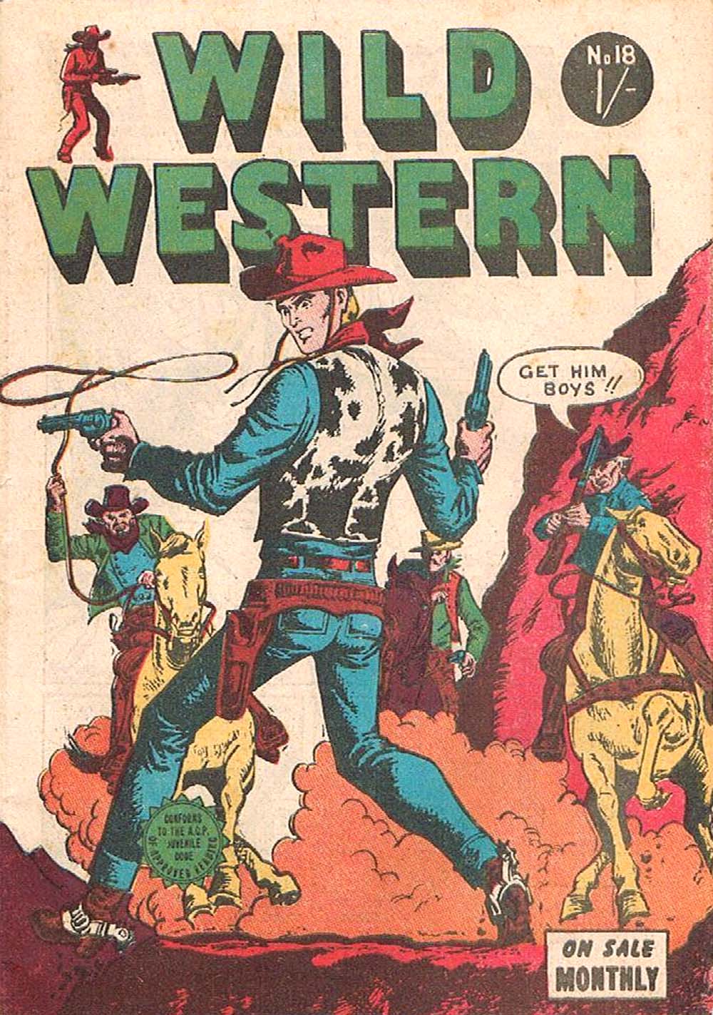 Wild Western (Horwitz, 1955? series) #18 ([April 1950?])