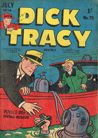 Dick Tracy Monthly (Illustrated, 1952 series) #75 July 1956