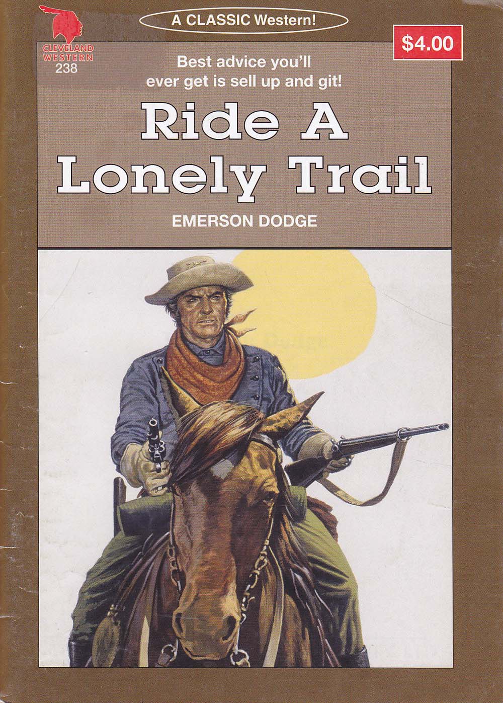 Cleveland Classic Westerns (Cleveland, 1970? series) #238 — Ride a Lonely Trail ([May 1970?])