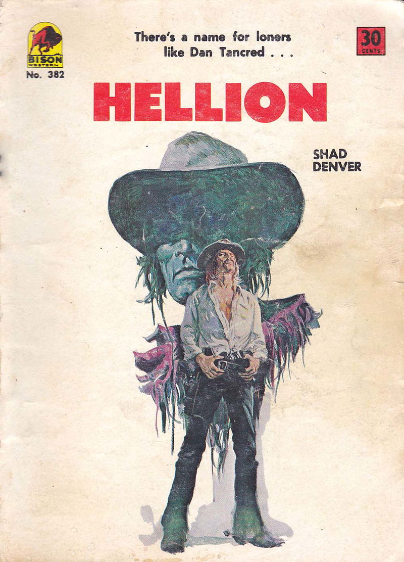 Bison Western (Cleveland, 1960? series) #382 — Hellion ([1970?])