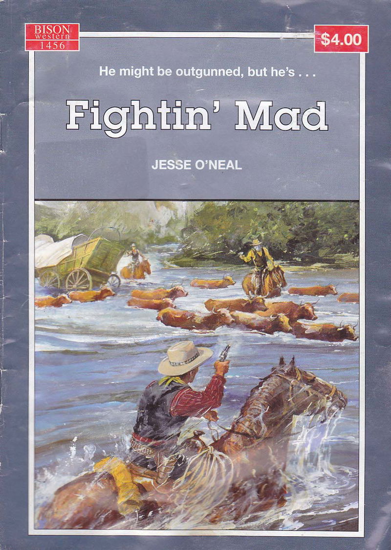 Bison Western (Cleveland, 1960? series) #1456 — Fightin' Mad ([199-?])