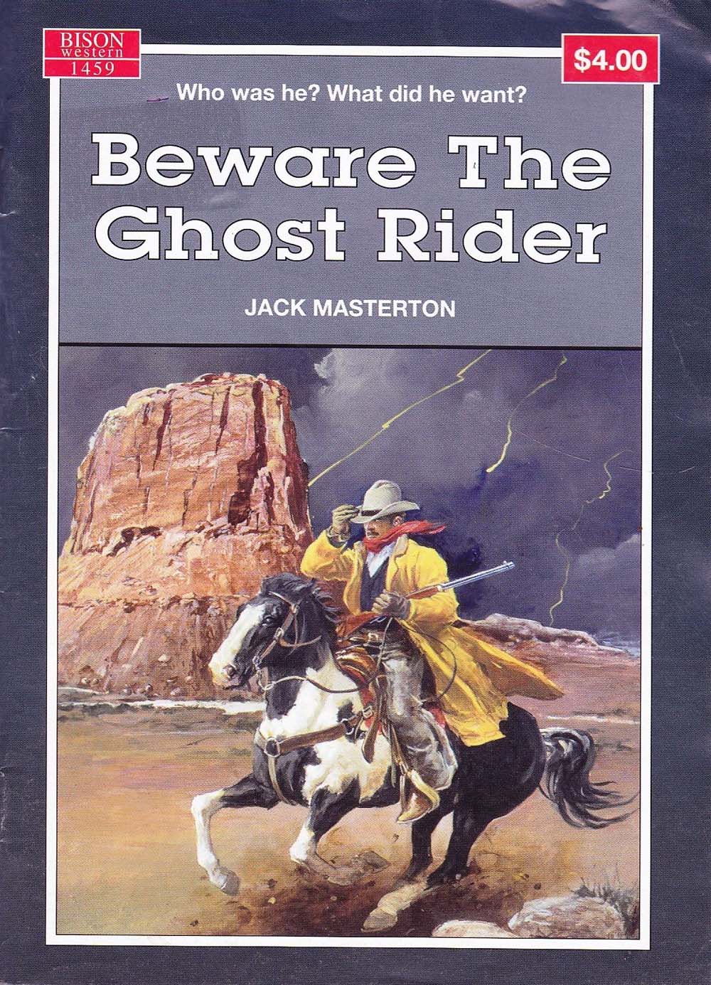 Bison Western (Cleveland, 1960? series) #1459 — Beware the Ghost Rider ([199-?])