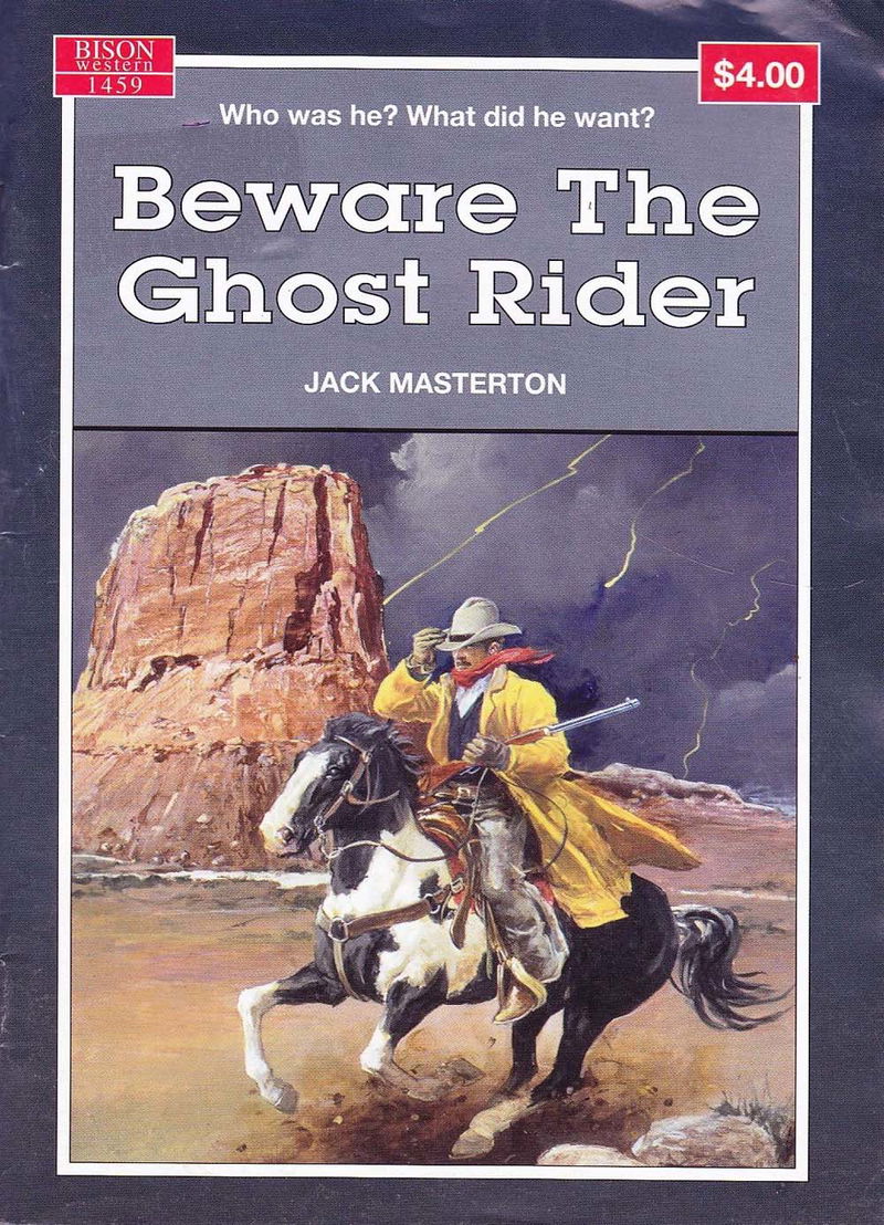 Bison Western (Cleveland, 1960? series) #1459 — Beware the Ghost Rider ([199-?])