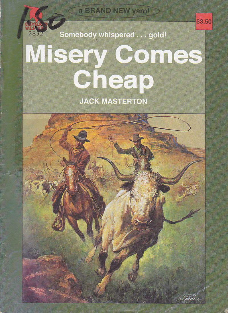 Cleveland Western (Cleveland, 1953? series) #2832 — Misery Comes Cheap ([198-?])