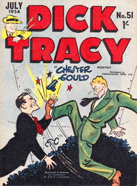 Dick Tracy Monthly (Illustrated, 1952 series)  #51 (July 1954)