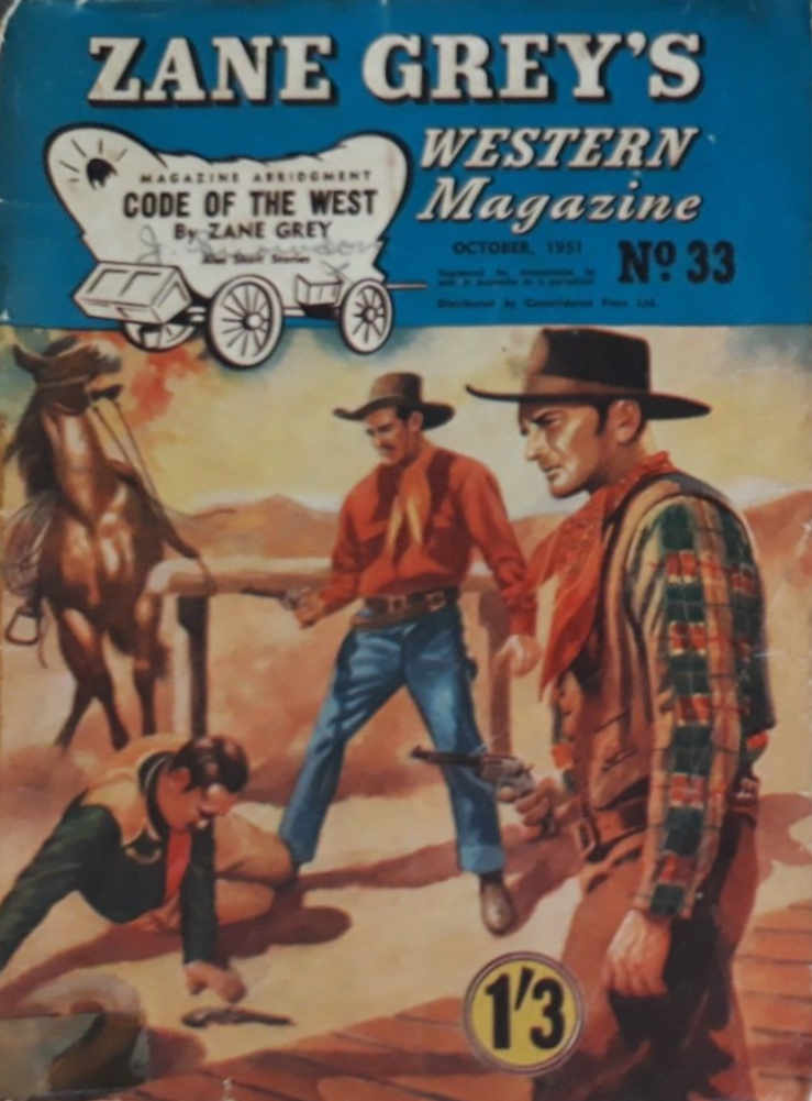 Zane Grey's Western Magazine (Shakespeare Head, 1949 series) #33 — Code of the West (October 1951)