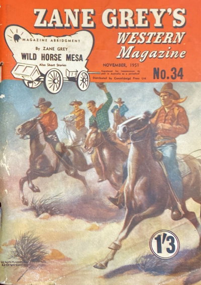 Zane Grey's Western Magazine  #34 (November 1951)