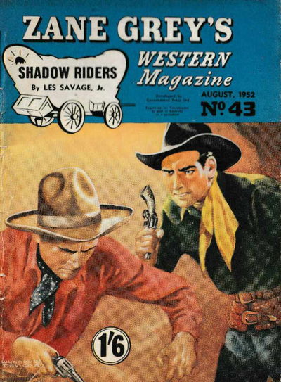 Zane Grey's Western Magazine (Shakespeare Head, 1949 series) #43 August 1952