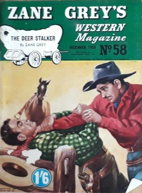 Zane Grey's Western Magazine (Shakespeare Head, 1949 series) #58 — The Deer Stalker (December 1953)