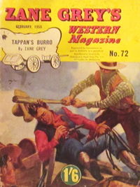 Zane Grey's Western Magazine (Shakespeare Head, 1949 series) #72 — Tappan's Burro (February 1955)