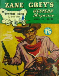 Zane Grey's Western Magazine (Shakespeare Head, 1949 series) #92 (October 1956)
