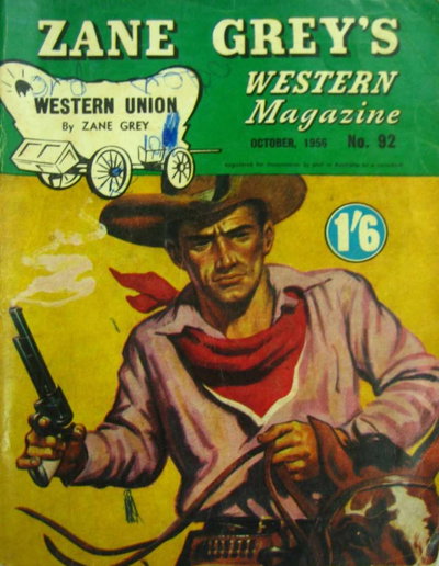 Zane Grey's Western Magazine  #92 (October 1956)