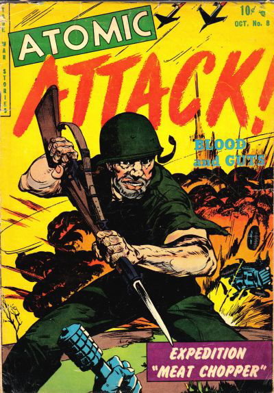 Atomic Attack (Youthful, 1953 series) #8 October 1953