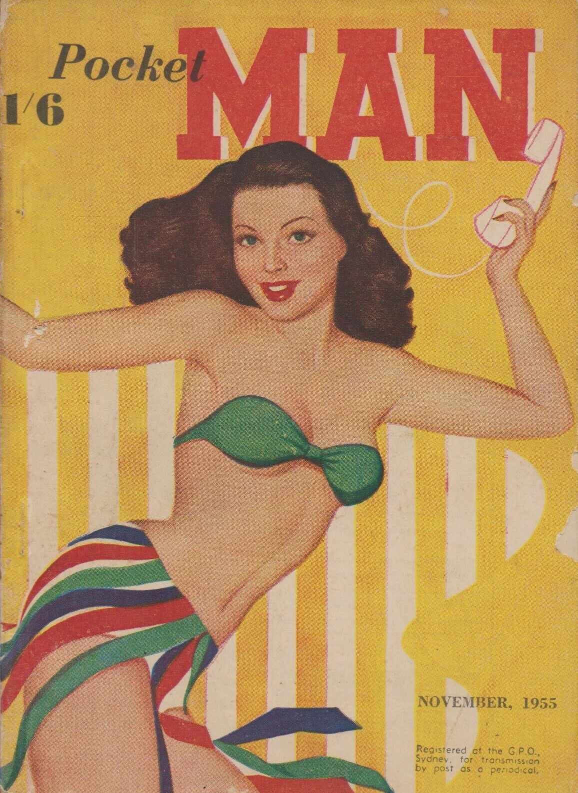 Pocket Man (KG Murray, 1954 series) v4#2 (November 1955)