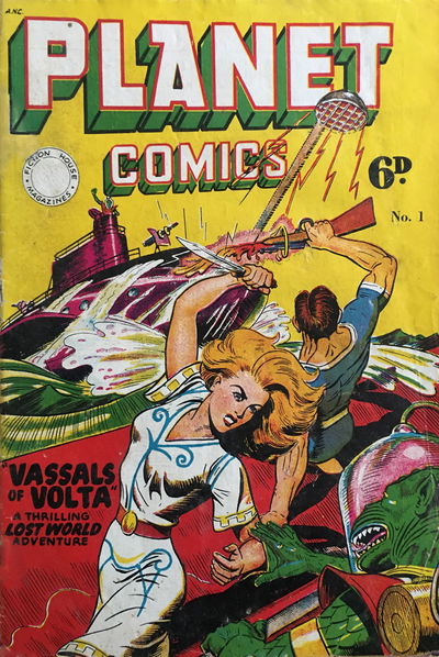 Planet Comics (HJ Edwards, 1951 series) #1 [January 1951?]