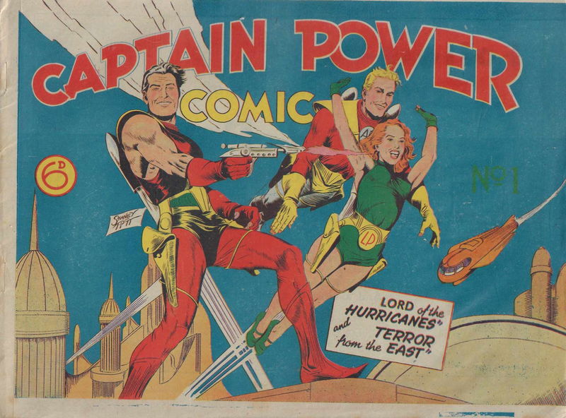 Captain Power Comic (Ayers & James, 1950? series) #1 ([October 1950])