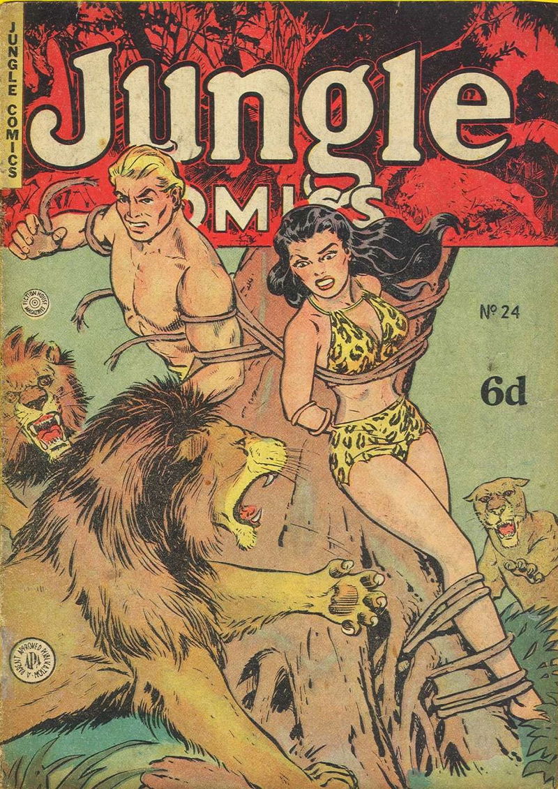 Jungle Comics (HJ Edwards, 1951? series) #24 ([September 1952?])