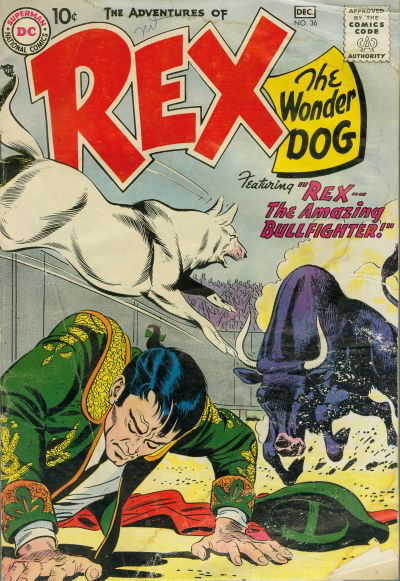 The Adventures of Rex the Wonder Dog (DC, 1952 series) #36 November-December 1957