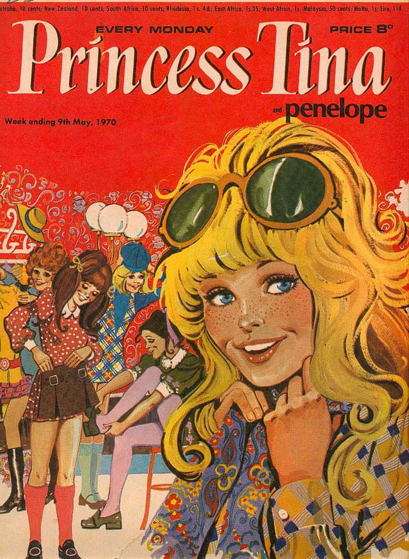 Princess Tina (Fleetway, 1968? series)  — Princess Tina and Penelope (9 May 1970)