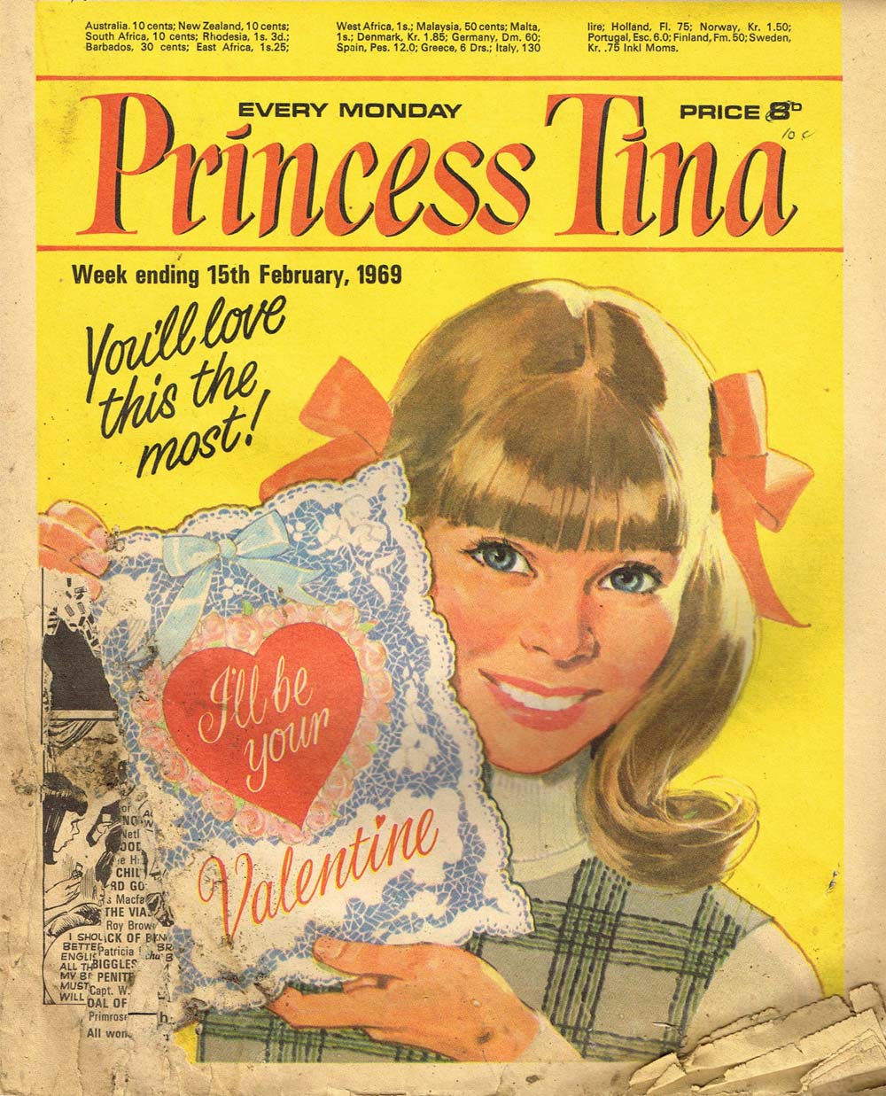 Princess Tina (Fleetway, 1968? series) 15 February 1969 (15 February 1969)