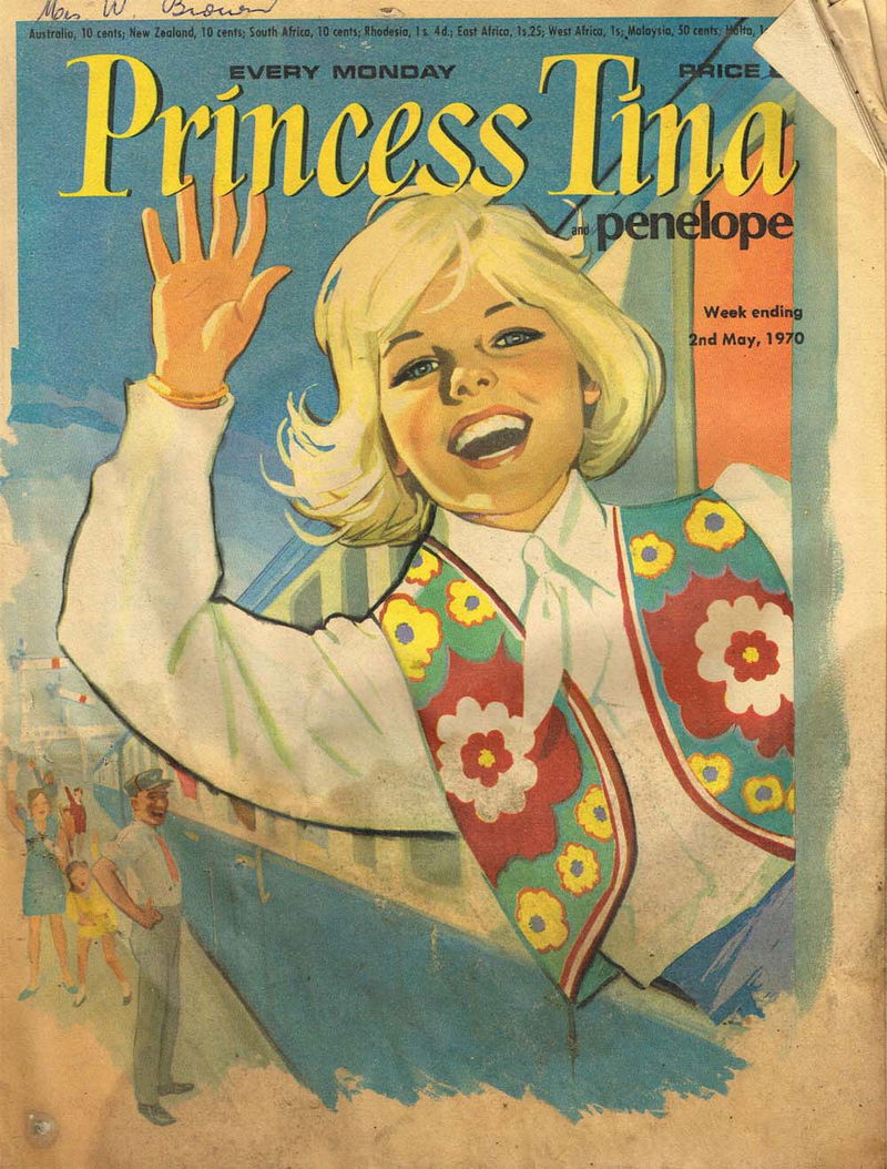 Princess Tina (Fleetway, 1968? series) 2 May 1970 — Princess Tina and Penelope (2 May 1970)