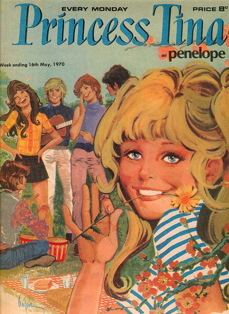 Princess Tina (Fleetway, 1968? series)  — Princess Tina and Penelope (16 May 1970)