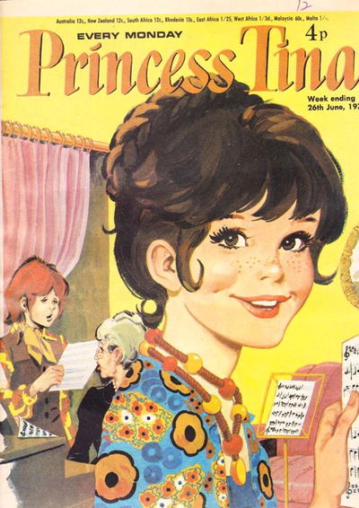 Princess Tina (Fleetway, 1968? series)  26 June 1971