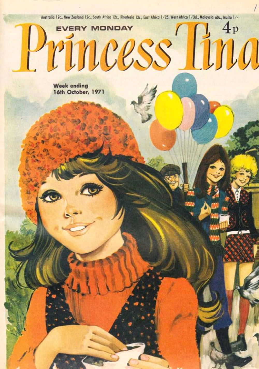 Princess Tina (Fleetway, 1968? series)  (16 October 1971)