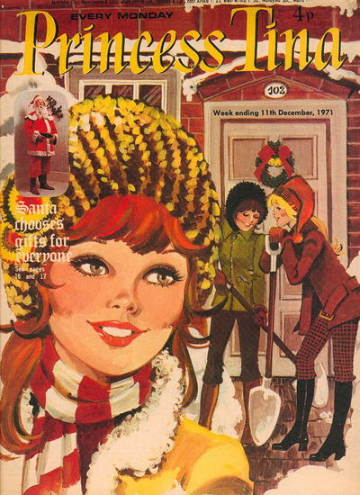 Princess Tina (Fleetway, 1968? series)  11 December 1971