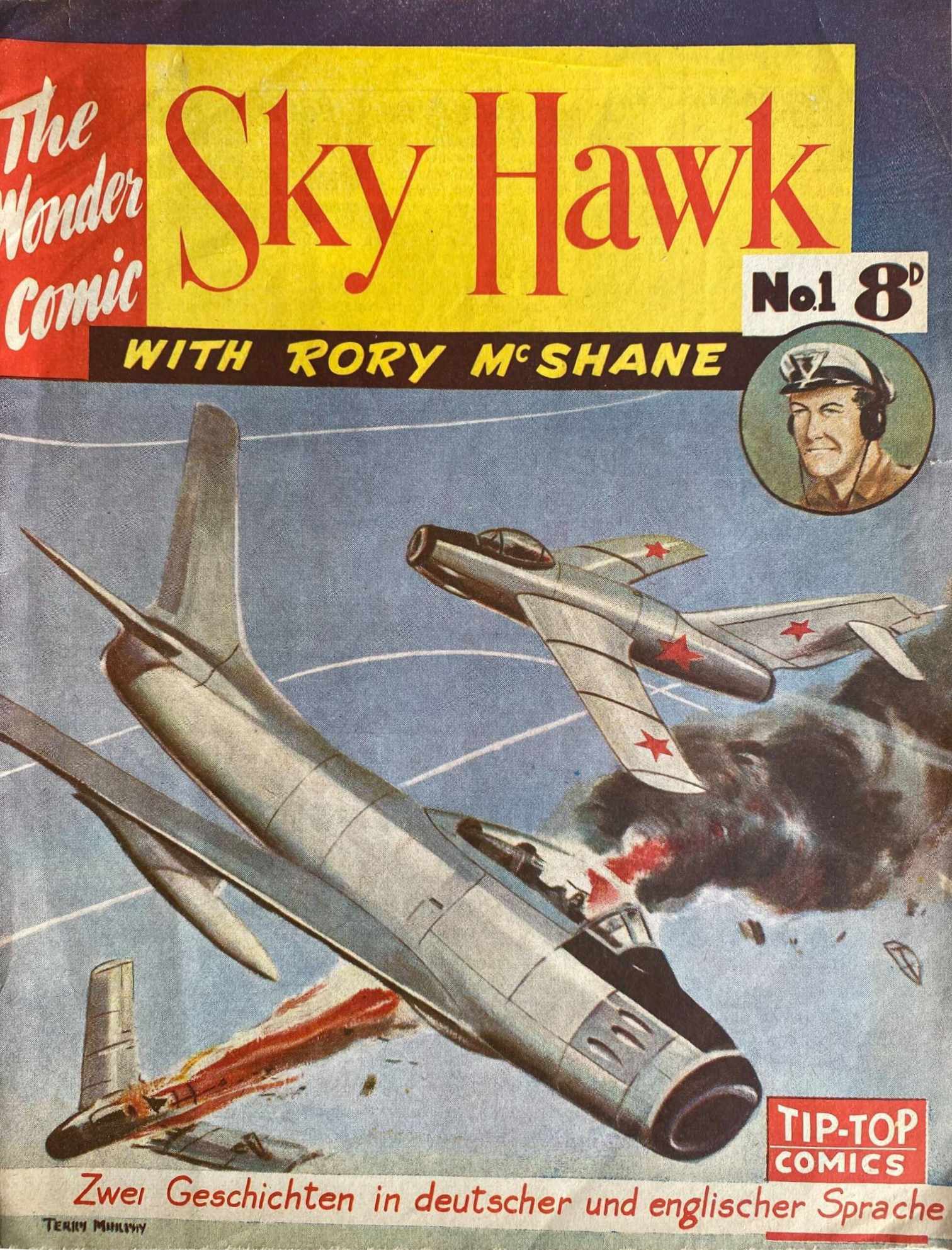 Sky Hawk (Southdown Press, 1954 series) #1 — The Wonder Comic ([December 1954?])