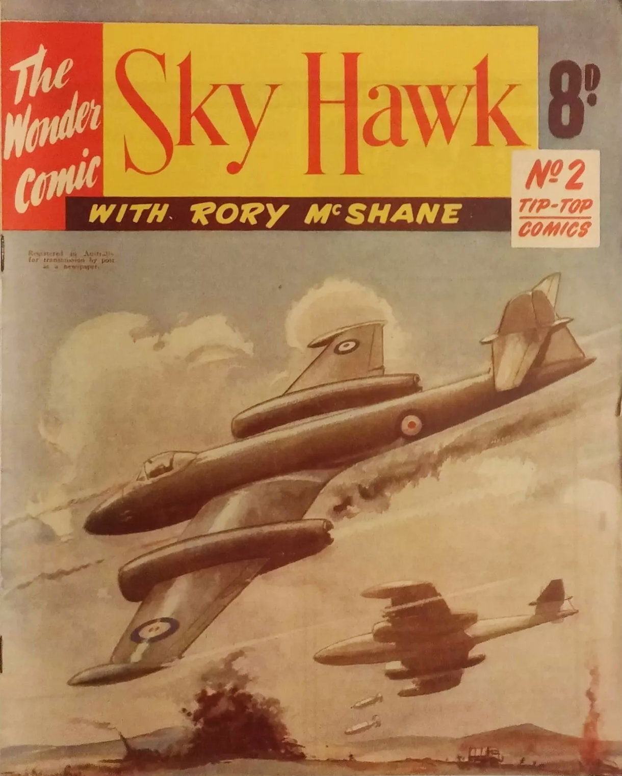 Sky Hawk (Southdown Press, 1954 series) #2 ([January 1955?])