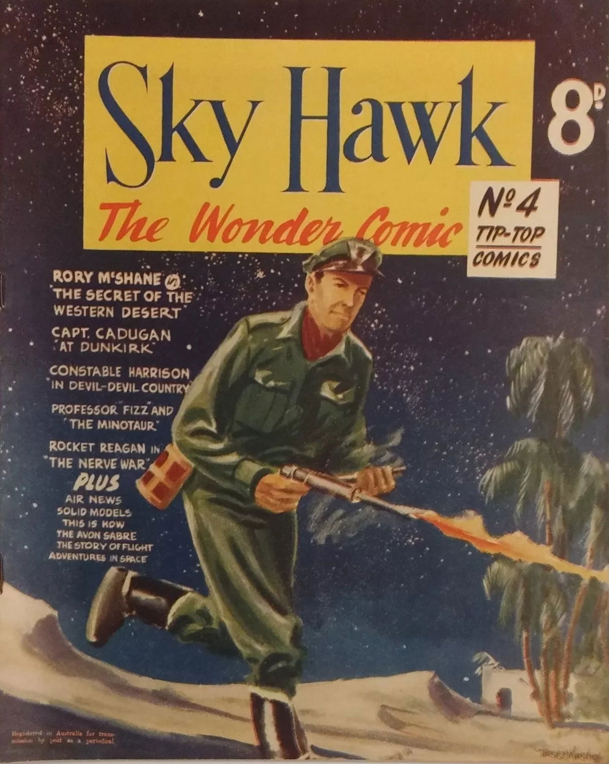Sky Hawk (Southdown Press, 1954 series) #4 ([March 1955?])