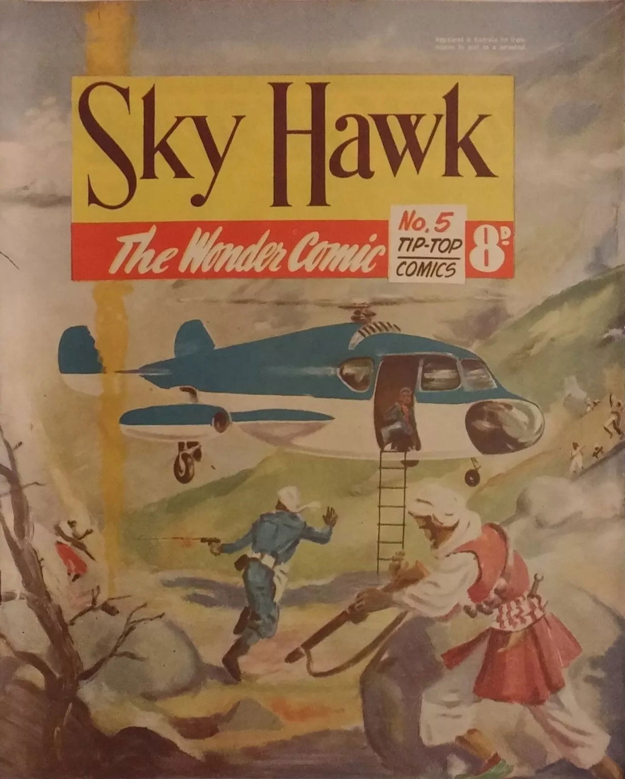 Sky Hawk (Southdown Press, 1954 series) #5 ([April 1955?])