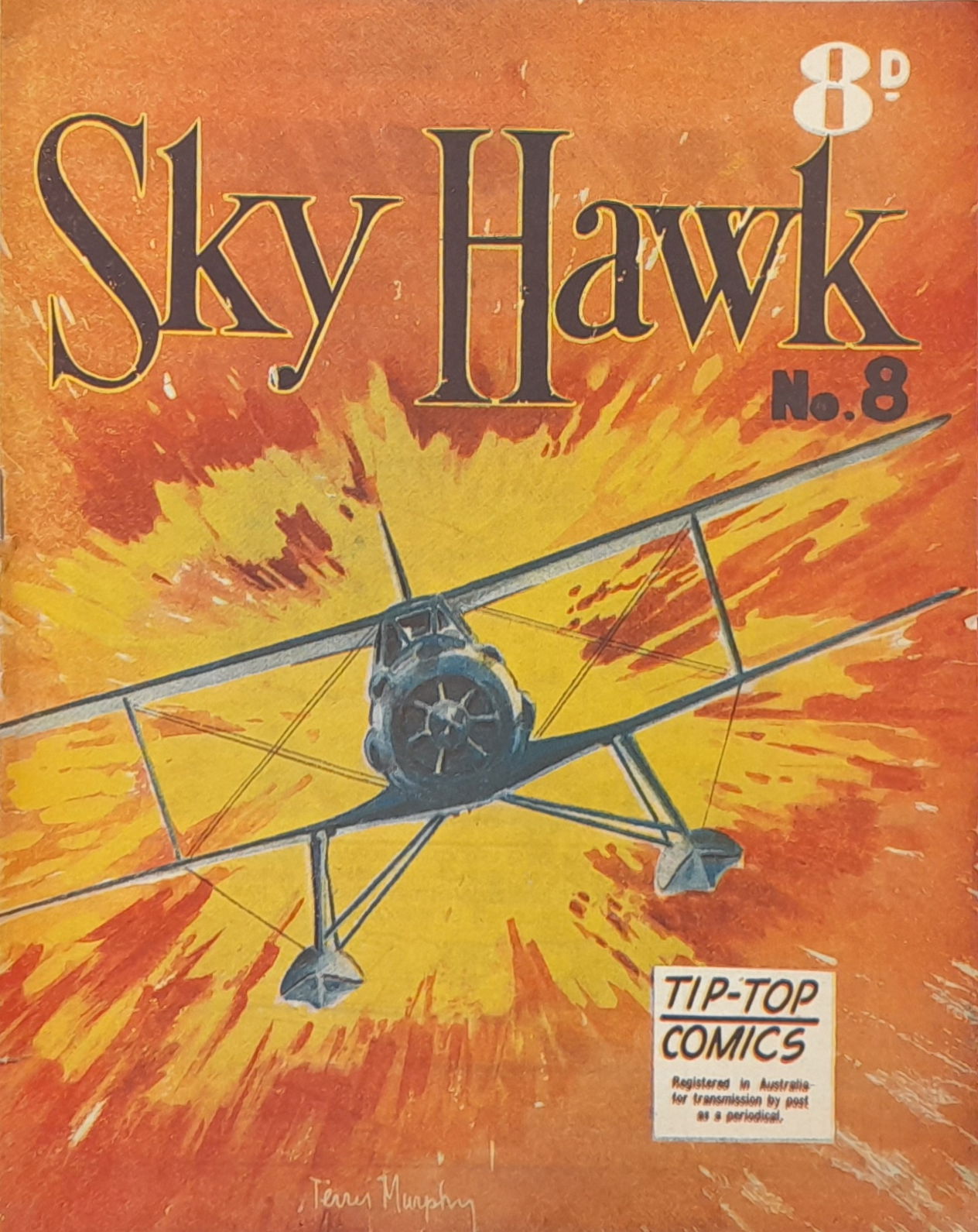 Sky Hawk (Southdown Press, 1954 series) #8 ([July 1955?])