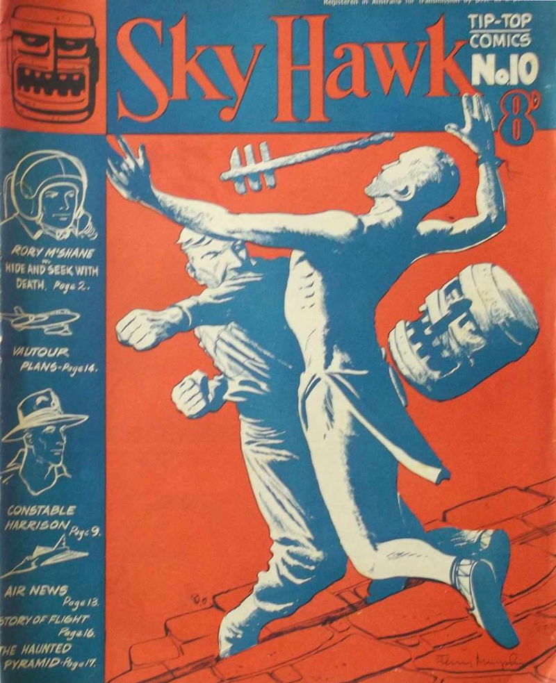 Sky Hawk (Southdown Press, 1954 series) #10 ([September 1955?])