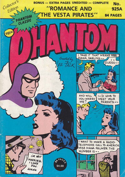 The Phantom (Frew, 1983 series) #925A March 1989