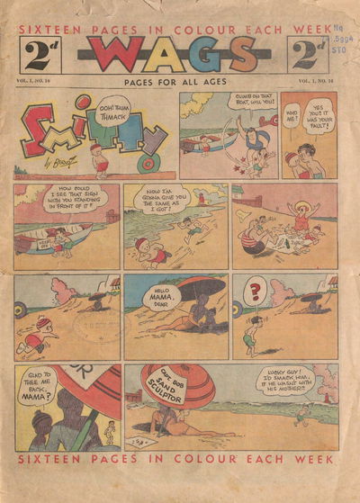 Wags Pages for All Ages (Joshua B. Powers, 1936 series) v1#16 ([22 December 1936])