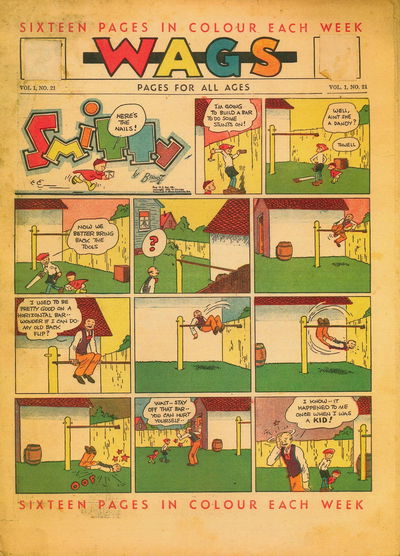 Wags Pages for All Ages (Joshua B. Powers, 1936 series) v1#21 ([26 January 1937])