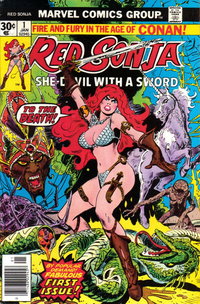 Red Sonja (Marvel, 1977 series)  #1 (January 1977) — Untitled