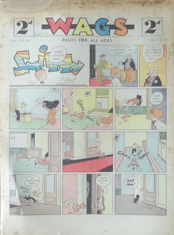 Wags Pages for All Ages (Joshua B. Powers, 1936 series) v2#18 ([4 January 1938])