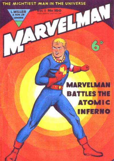 Young Marvelman (L. Miller & Co., 1954 series) #100 (July 1955)