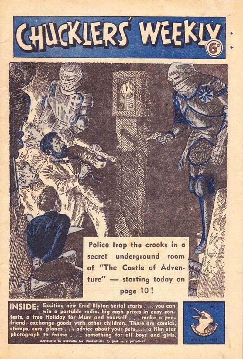 Chucklers' Weekly (Consolidated Press, 1954? series) v1#51 (15 April 1955)