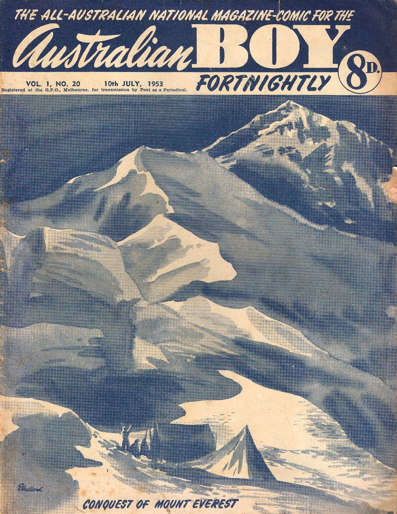 The Australian Boy Fortnightly (Standard Newspapers, 1953 series) v1#20 (10 July 1953)