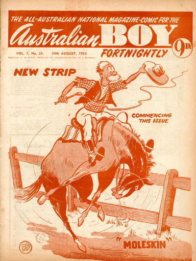 The Australian Boy Fortnightly (Standard Newspapers, 1953 series) v1#23 24 August 1953