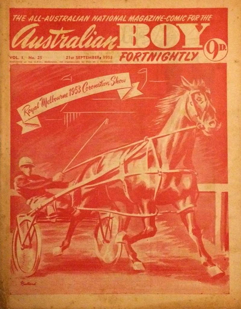 The Australian Boy Fortnightly (Standard Newspapers, 1953 series) v1#25 (21 September 1953)