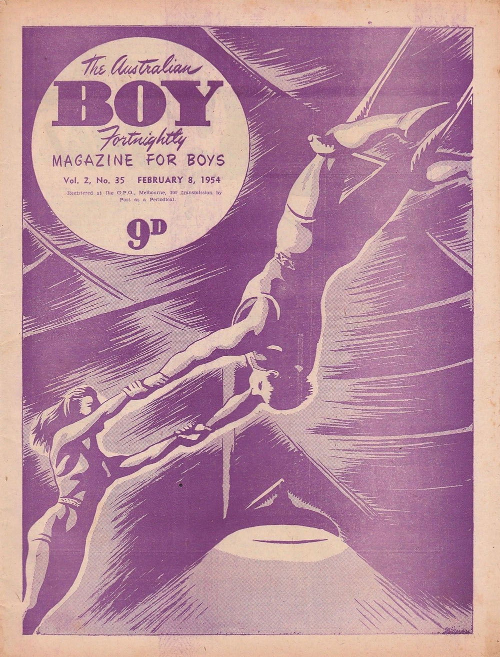 The Australian Boy Fortnightly (Standard Newspapers, 1953 series) v2#35 (8 February 1954)