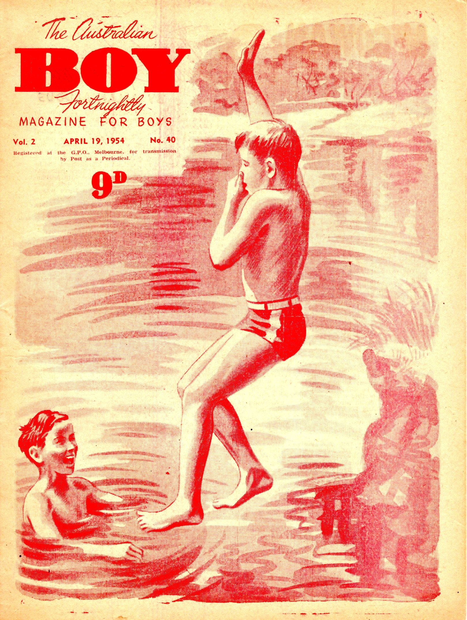 The Australian Boy Fortnightly (Standard Newspapers, 1953 series) v2#40 (19 April 1954)